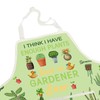 FUSTMW Gardener Apron for Women Men Gardening Apron with Pocket