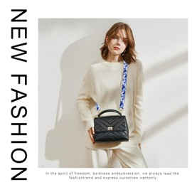 Gukeniu Wide Shoulder Strap Purse Strap Adjustable Replacement Crossbody Handbag Extender Bag Belt, Japanese Wave