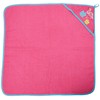 Playshoes Unisex Children's Terry Cloth Hooded Towel, 18 - Pink