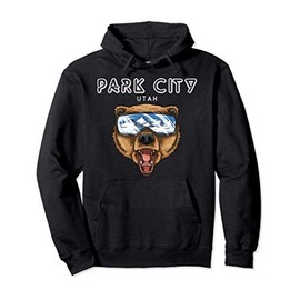 Park City Utah - USA Grizzly Ski Resort 80s Retro Gift Pullover Hoodie