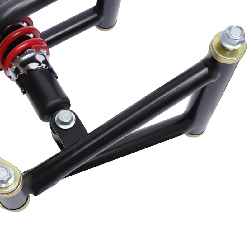 12''Go Kart Kit Front Suspension Shock Swing Arm Full Kit,Upper/Lower