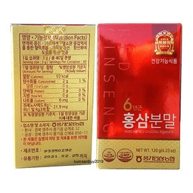 Hwangpungjeong 6년근 황풍정 홍삼분말 120g병/풍기/황풍정위탁판매몰 6-Year-Old Hong Sam Powder 120g Bottle / Punggi / Hong Sam Commission Sales Mall