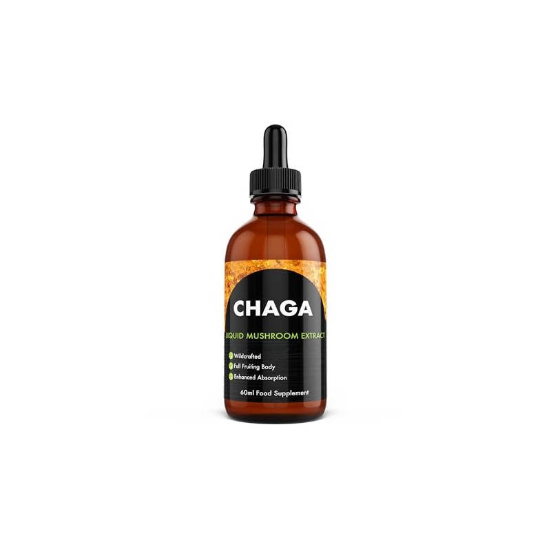 Feel Supreme - Chaga Mushroom Liquid Extract - Antioxidant-Rich, Pure