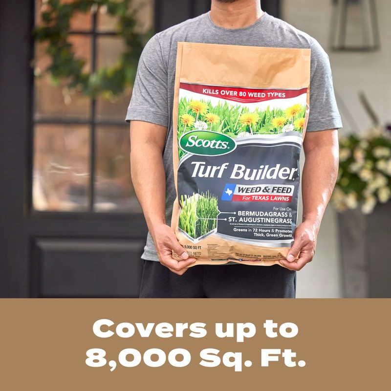Scotts Turf Builder Weed & Feed for Texas Lawns, Weed