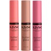 NYX PROFESSIONAL MAKEUP Butter Lip Gloss, 3 Colors, Angel Food