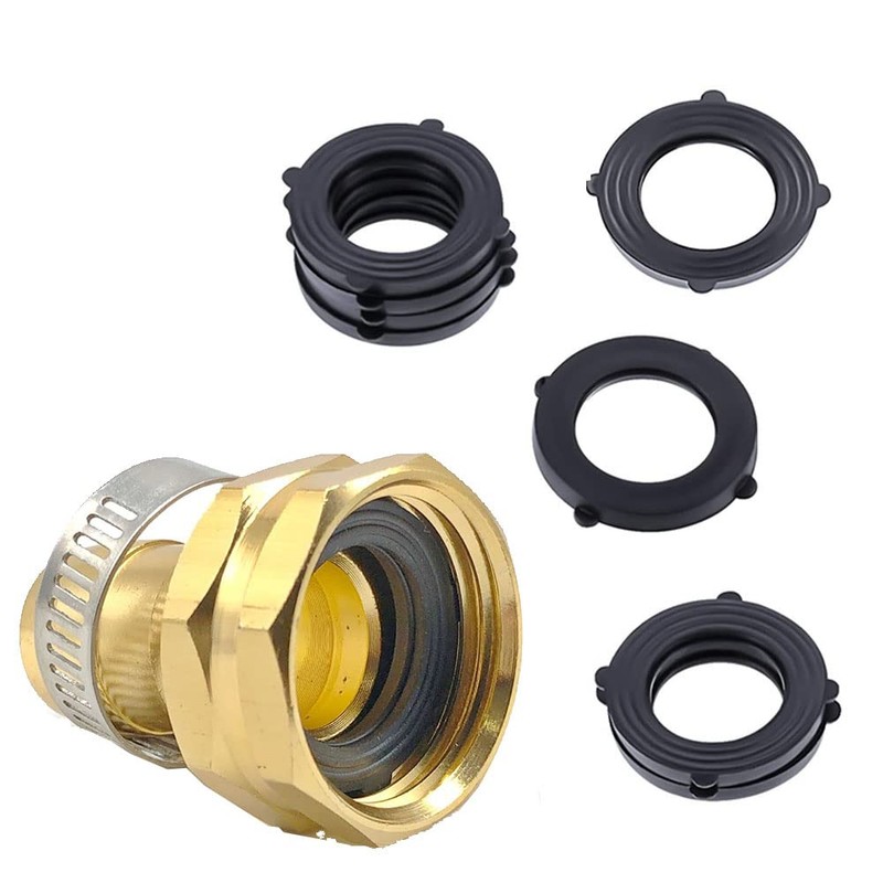 JAMMY Rubber Garden Hose Washers, 20 PCS, 1 Inch, Flat,