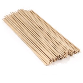 BambooMN - 5mm Semi-Point Multipurpose Tornado Potato Bamboo Skewers - 13.9"" (35.3cm) - 100 Pieces