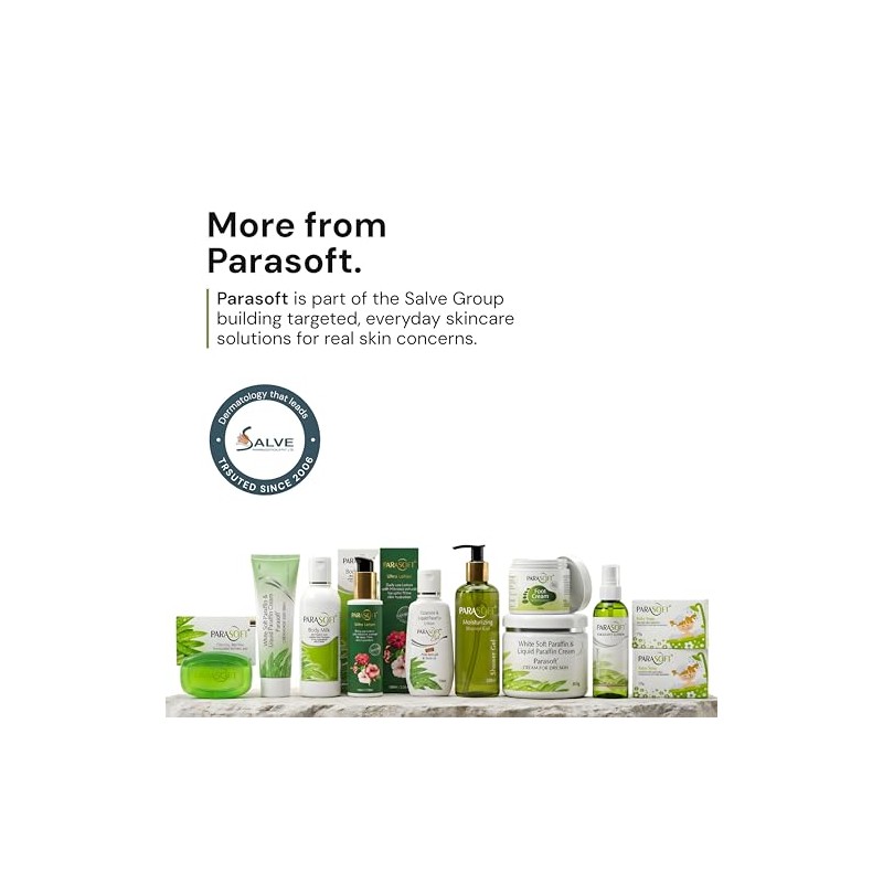 Parasoft- Crema para piel seca sin parabenos con la bondad