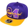4350 DISTRICT Men's Adjustable Cotton Snapback Cap 10 (N21LEG11 PURGLD)