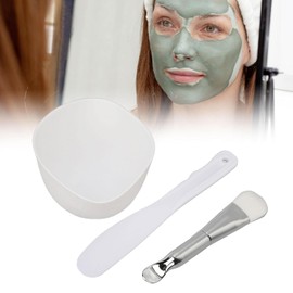 Face Mask Mixing Bowl Set, Juego de Cuencos para Mezclar Mascarillas Faciales Suaves y Delicados con Cepillo, Kit de Herramientas de Espátula Portátil para Bricolaje Material de Silicona