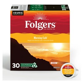 Folgers Morning Cafe K-Cup Coffee Pods 30 Count, 210g