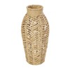 Deco 79 Jute Rope Handmade Decorative Vase Woven Centerpiece Vase