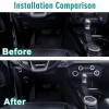 CyanStone 6x Knob Trims for Bronco 21+, Aluminum Bronco Knob