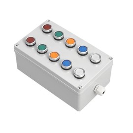 KAPPDE Multiple Specifications with Button Switch Box Emergency Stop Start Switch Alarm self-Locking Motor Control Box Customization (Color : 10)