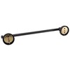 Towel Bar Copper Retro Space Saving 40CM Multifunctional Tilt Proof