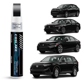 COSLAKE Car Touch Up Paint(Crystal Black Pearl(NH-731P)) for Honda, Car Paint Scratch Repair Kit, Quick & Easy Solution to Repair, 2 in 1 Scratch Remover Pen with Color-Matched