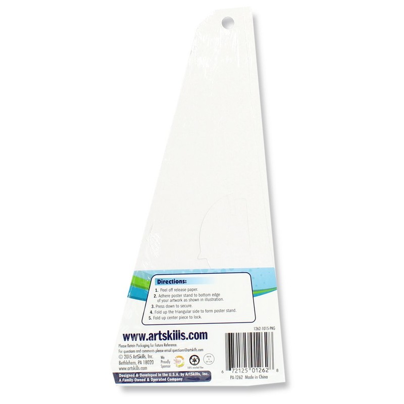 ArtSkills PA-1262 10" Easel Back Peel and Stick Poster &