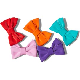 Crocs Jibbitz Ribbon Shoe Charms, Super Hyper Me Bows, 5 Pack