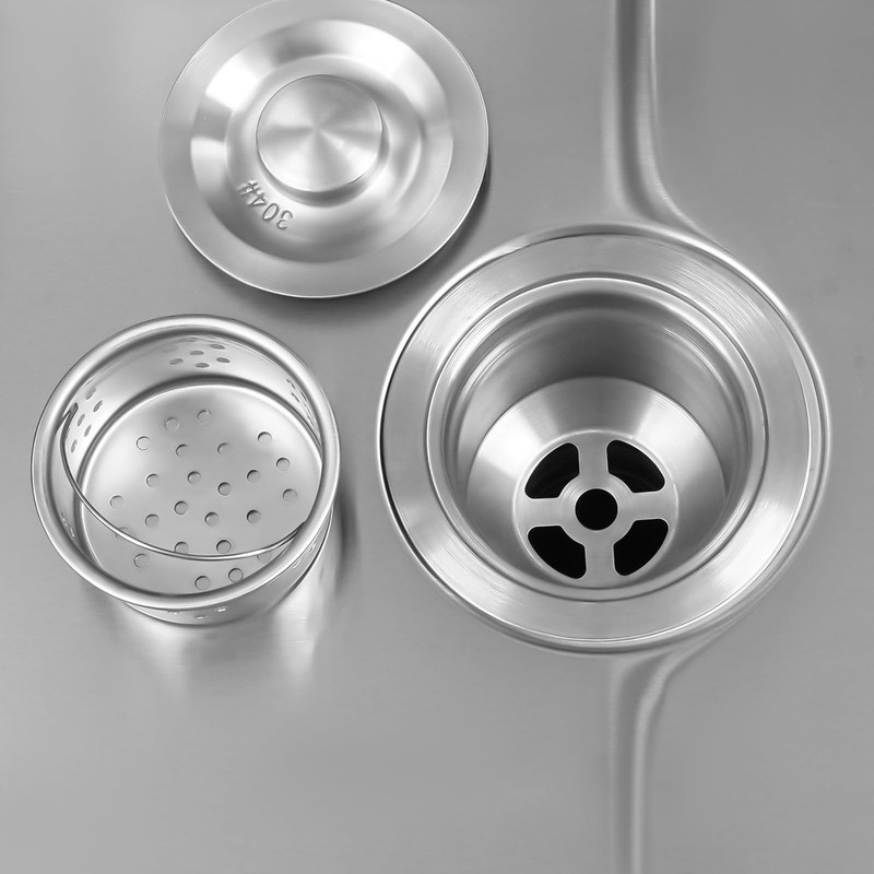 Commercial Stainless Steel Single Bowl Sink,Free Standing Utility Sink with