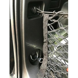 EACCESSORIES EA Rear Trunk Organizer Cargo Net for GMC Acadia 2017-2023 - Envelope Style Cargo Net for SUV - Premium Mesh Elastic Car Trunk Organizer Vehicle Carrier Storage–Compatible with GMC Acadia