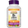 Webber Naturals Vitamin D3 2500 IU Extra Strength, 180 Softgels,