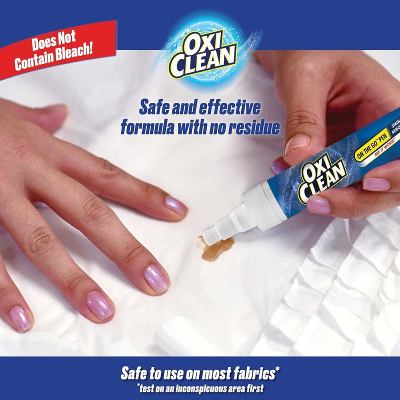 OxiClean On The Go Stain Remover Pen for Clothes, Portable