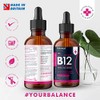 Balance Vitamin B12 Liquid Drops - High Strength 3000mcg -