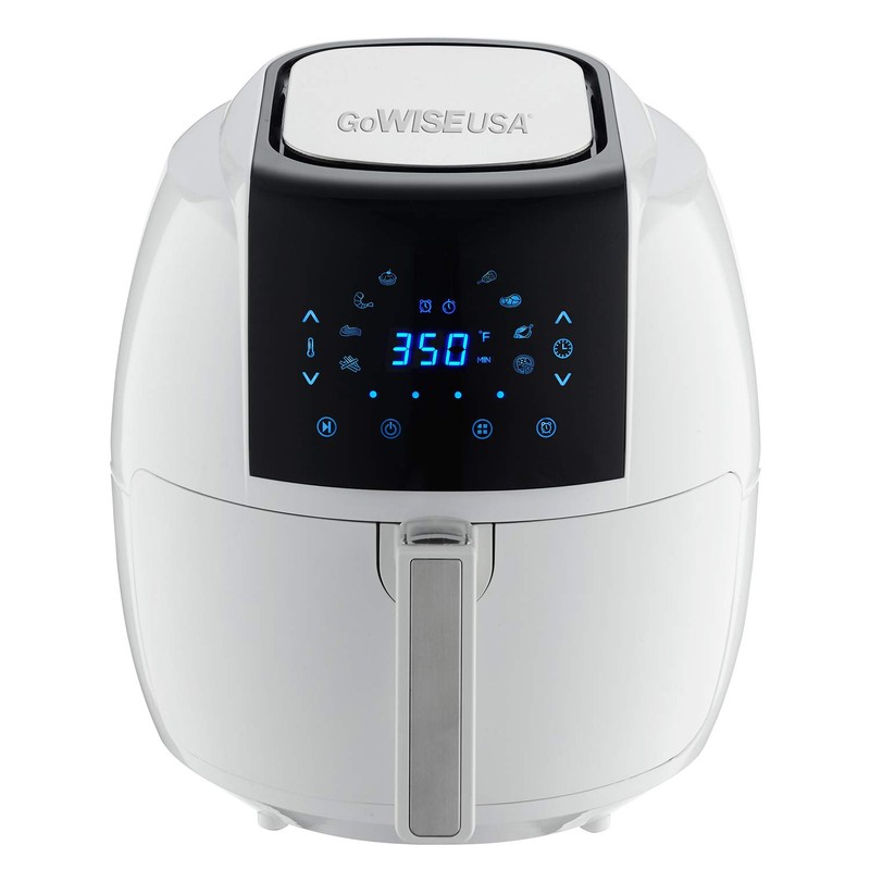 GoWISE USA XL 8-in-1 Digital Air Fryer with Recipe Book,