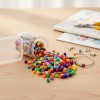 1000 Cuentas De Plástico Dona Pulsera Trenza Multicolor