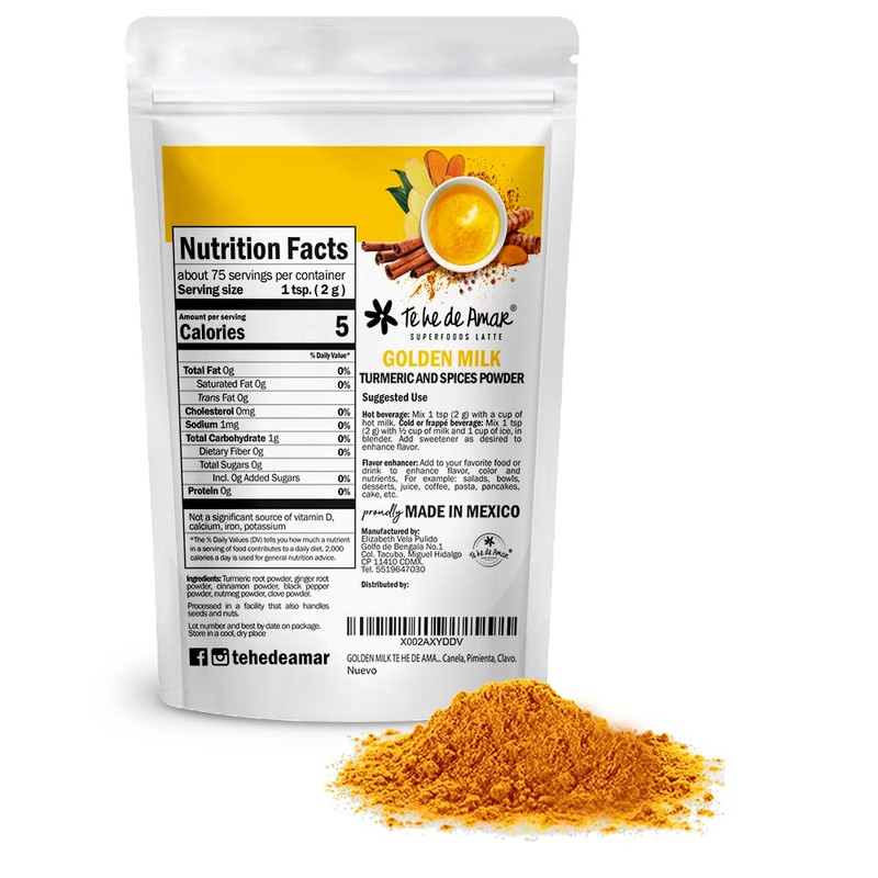 GOLDEN MILK TE HE DE AMAR / LECHE DORADA. 150