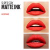 Maybelline Superstay Matte Ink Longlasting Liquid, Orange Red Lipstick, Up