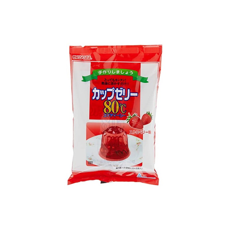 Kanten Papa Cup Jelly Strawberry 3.5 oz (100 g) x