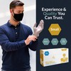 MED PRIDE Medical Vinyl Examination Gloves (Small, 100-Count) Latex &