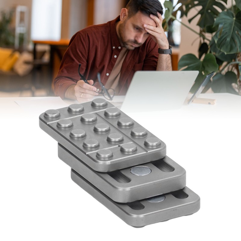 Metal ADHD Autism Push Slider Toy Adult Office Desk Anxiety