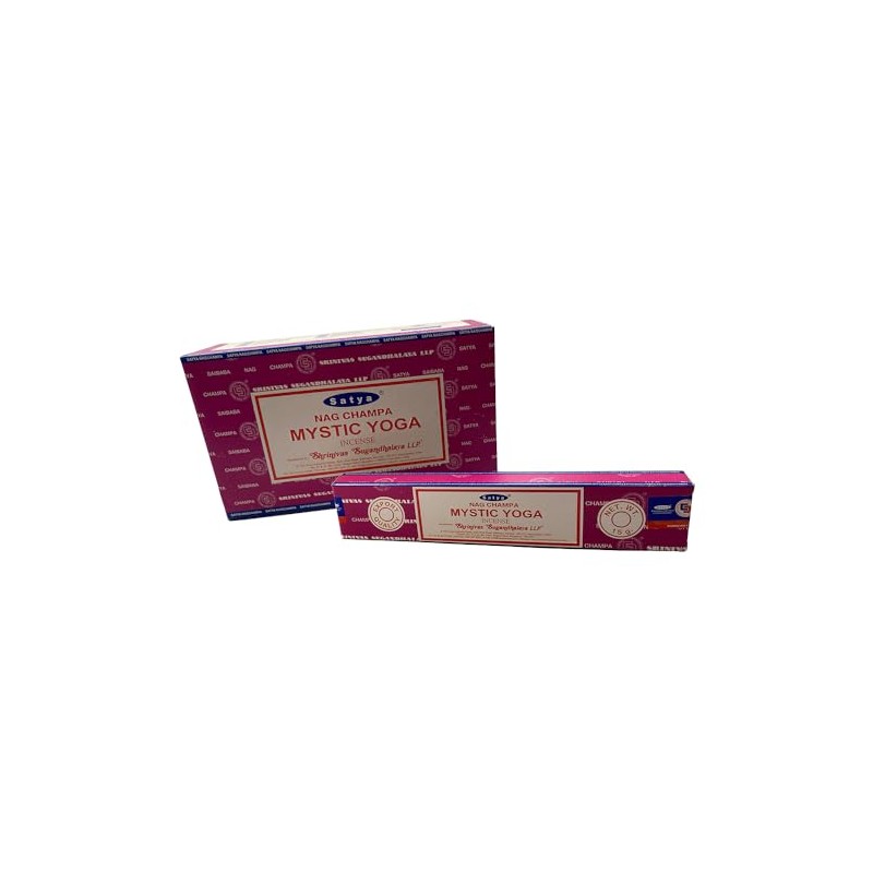 VIE Satya Incense Sticks, 12 Packs x 15g, Mystic Yoga