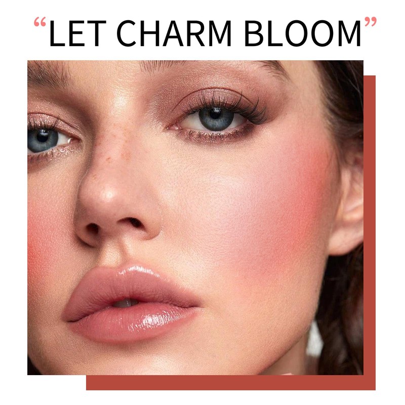 Liquid Blush Cream Face Blush - Soft Velvet Silk Texture,