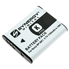 Synergy Digital Digital Camera Batteries, Compatible with Zeikos ZE-NPBK1 Digital Camera Batteries (li-ion, 3.7V, 1100 mAh), Set of 4