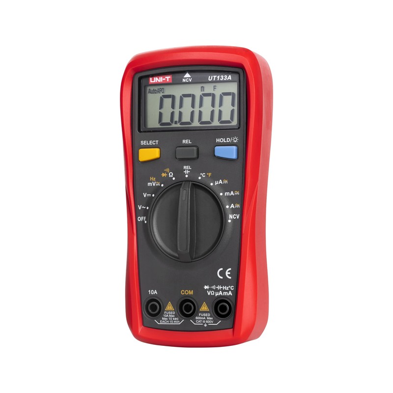UNI-T Universal Meter UNI-T UT133A MIE0435 NCV LCD Screen