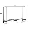 Heavy Duty Firewood Log Rack for Indoor & Outdoor Storage