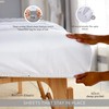 Purity Home 100% Cotton King Size Fitted Sheets Grey, Percale