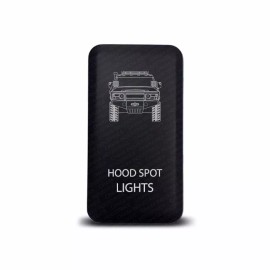 CH4x4 Toyota Push Switch FJ Cruiser Hood Spot Lights Symbol - White LED