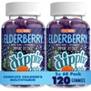 Vital+Boon - Elderberry Gummies with Vitamin C & Zinc (120