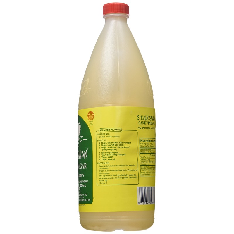 Silver Swan Sugar Cane Vinegar, 33.81 Fl. Oz (1000 ml)