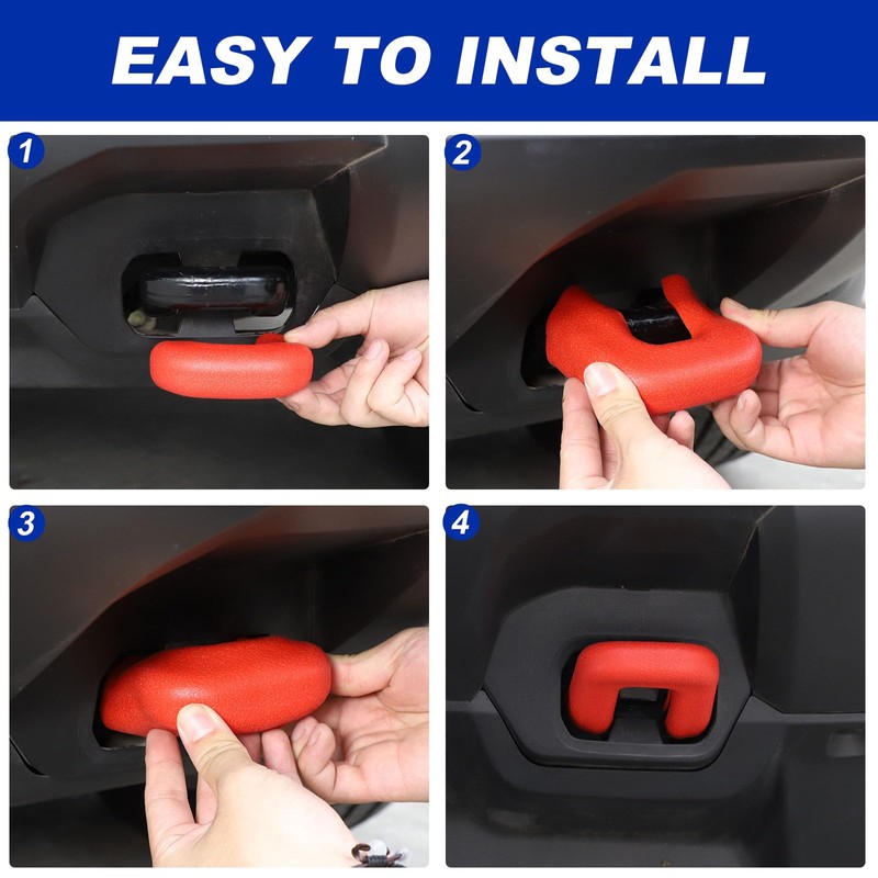 Car Front Bumper Tow Hook Cover Compatible with Nisan Frontier