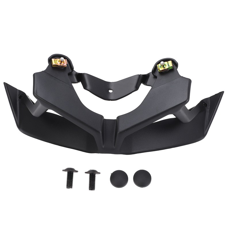 Motorcycle Front Spoiler Black Increase Stability Aerodynamic Wing Kit for