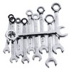 10PCS Mini Combination Wrench Set Steel Inch Open End Small