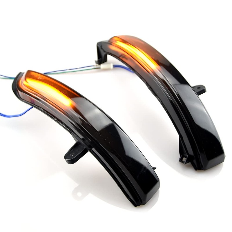 QKLsudua 2pcs Dynamic Turn Signal LED Side Mirror Indicator Blinker