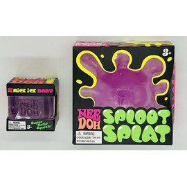 Schylling NeeDoh Nice Ice Baby And (NEW) Sploot Splat Combo!