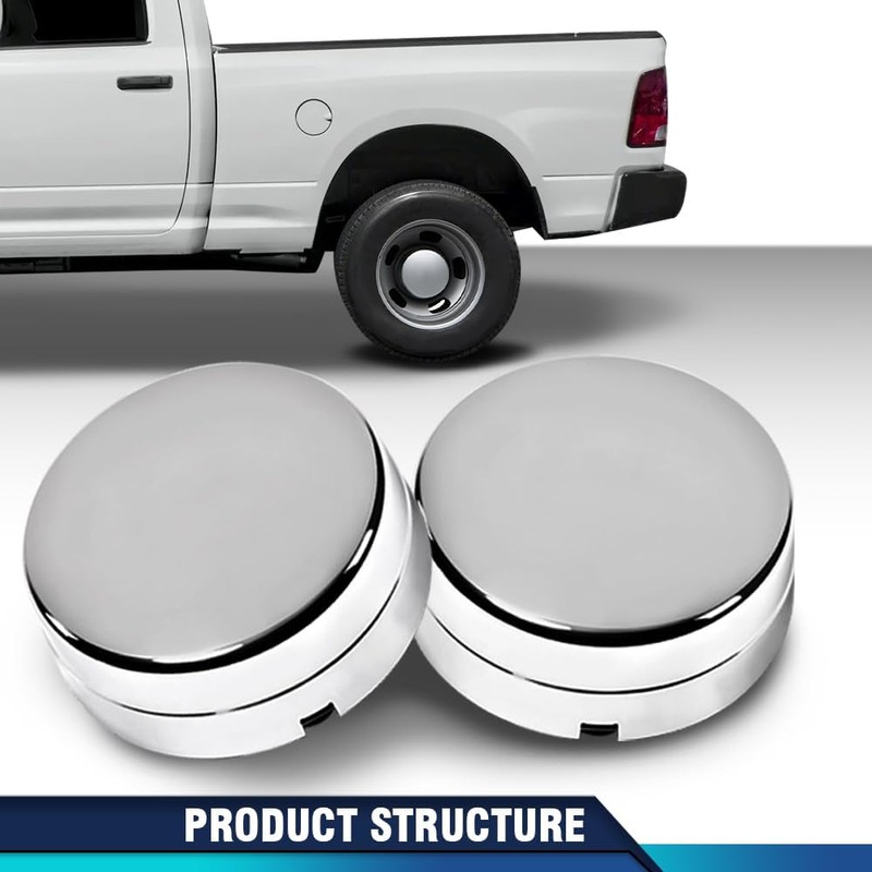 PIT66 Rear Wheel Center Hub Cap, Compatible with Dodge Ram