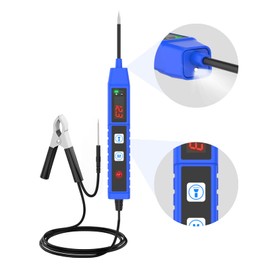 Power Circuit Probe Tester Automotive - MOTOCOCHE DC 9V-30V Car Circuit Tester HD Display Light Short Circuit Tester Electrical System Tool Polarity Identify Continuity Tester Digital Voltage Tester